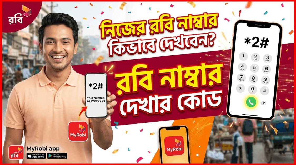 W Robi Num রবি নাম্বার চেক করার কোড ২০২৬ | নিজের রবি নাম্বার দেখার সহজ উপায়
